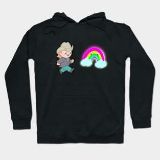 Neon Rainbow Hoodie